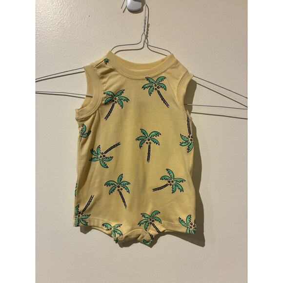 **4 for $20** NWOT Pl Baby Palm Tree Romper - 3M - Picture 1 of 3